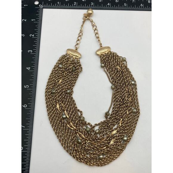 VTG Accessocraft NYC Necklace Women's Jewelry Beads and Chains - Statement Piece - Picture 2 of 5